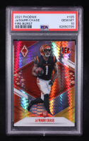 Ja'Marr Chase 2021 Panini Phoenix Fire Burst #105 RC (PSA 10) at PristineAuction.com