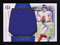 Daniel Jones 2019 Panini National Treasures Tremendous Treasures Rookie Materials #2 #5/99 at PristineAuction.com