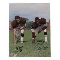 Gary Collins & Paul Warfield Signed Browns 11x14.25 Photo (JSA) at PristineAuction.com