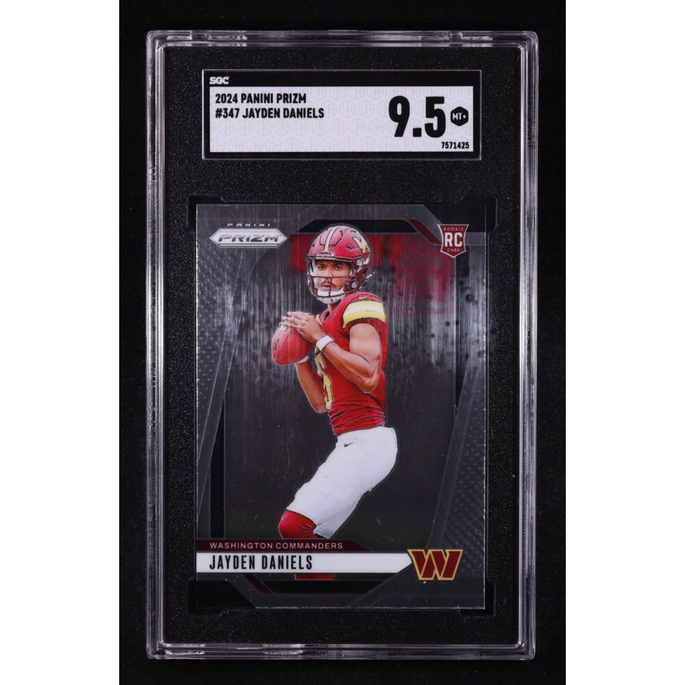 Jayden Daniels 2024 Panini Prizm #347 RC (SGC 9.5) at PristineAuction.com