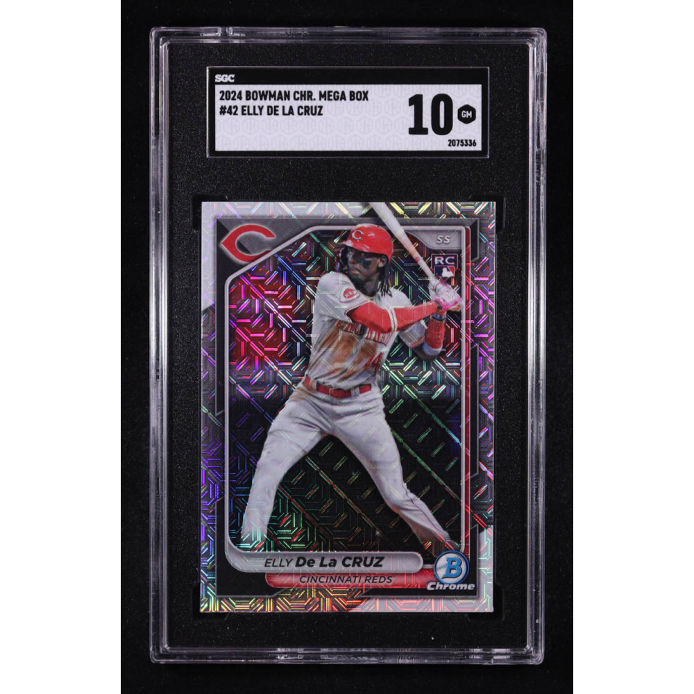 Elly De La Cruz 2024 Bowman Chrome Mega Box #42 RC (SGC 10) at PristineAuction.com