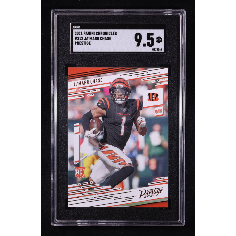 Ja'Marr Chase 2021 Panini Chronicles / Prestige #212 RC (SGC 9.5) at PristineAuction.com