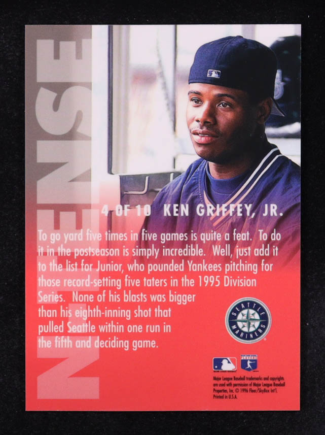 Ken Griffey Jr. 1996 Emotion-XL N-Tense #4 at PristineAuction.com Ken Griffey Jr. 1996 Emotion-XL N-Tense #4 at PristineAuction.com