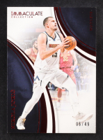 Nikola Jokic 2024-25 Immaculate Collection Red #68 #06/49 at PristineAuction.com