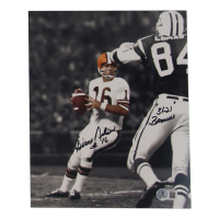 Bill Nelsen Signed Browns 8x10 Photo Inscribed "31-21 Browns" (Beckett) at PristineAuction.com
