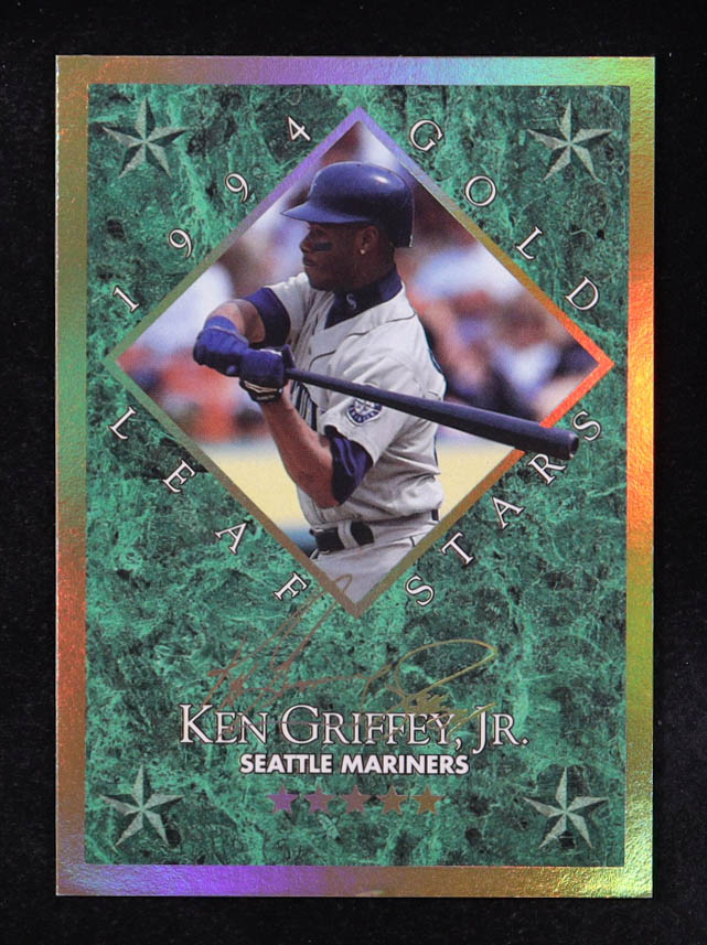 Ken Griffey Jr. 1994 Leaf Gold Stars #4 #1919/10000 at PristineAuction.com Ken Griffey Jr. 1994 Leaf Gold Stars #4 #1919/10000 at PristineAuction.com