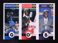 Kobe Bryant RC / Jermaine O'Neal RC / Kevin Garnett 1996-97 Collector's Choice Mini-Cards #M129 at PristineAuction.com