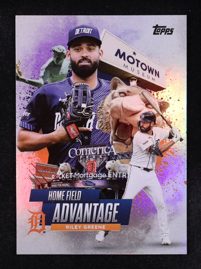 Riley Greene 2025 Topps Home Field Advantage #HA19 at PristineAuction.com Riley Greene 2025 Topps Home Field Advantage #HA19 at PristineAuction.com