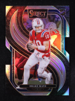 Drake Maye 2024 Select Prizm Silver Die Cut #113 RC at PristineAuction.com