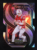 Drake Maye 2024 Select Prizm Silver Die Cut #113 RC at PristineAuction.com