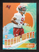 Emeka Egbuka 2025 Absolute Rookie Wave Spectrum Orange #5 #42/75 RC at PristineAuction.com