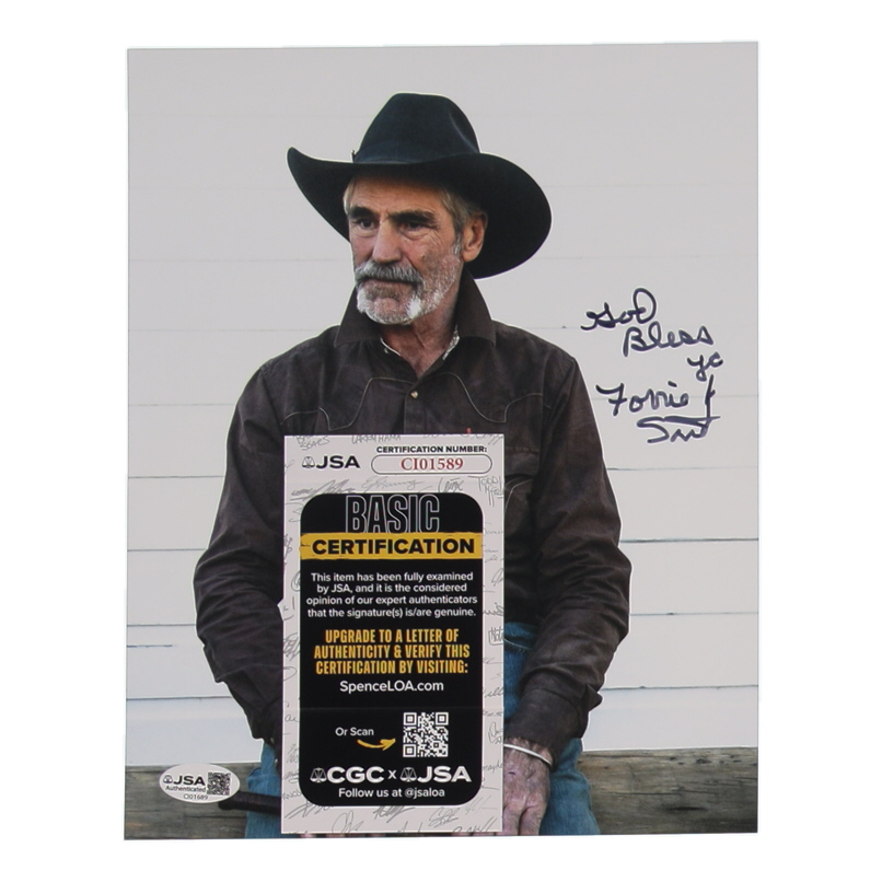 Forrie J. Smith Signed "Yellowstone" 8x10 Photo Inscribed "God Bless" (JSA) at PristineAuction.com Forrie J. Smith Signed "Yellowstone" 8x10 Photo Inscribed "God Bless" (JSA) at PristineAuction.com