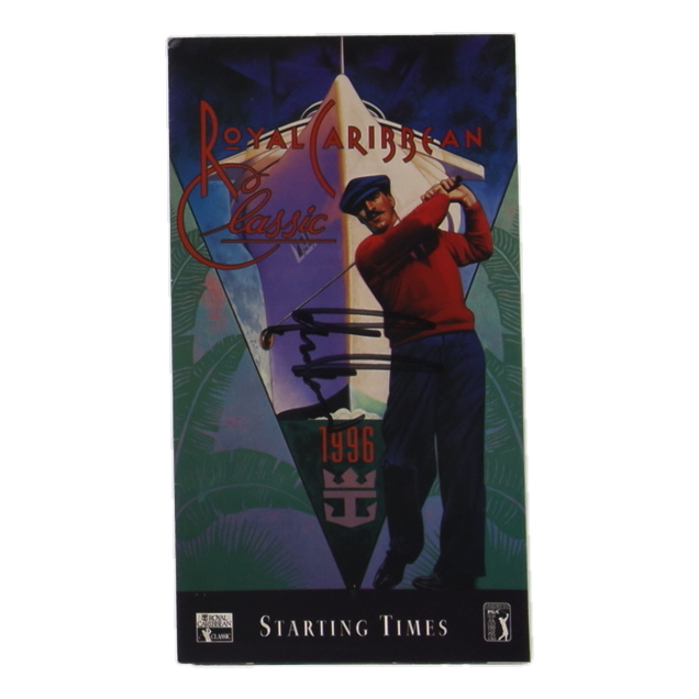 Gary Player Signed 1996 Royal Caribbean Classic Golf Tournament Booklet (Beckett) at PristineAuction.com Gary Player Signed 1996 Royal Caribbean Classic Golf Tournament Booklet (Beckett) at PristineAuction.com