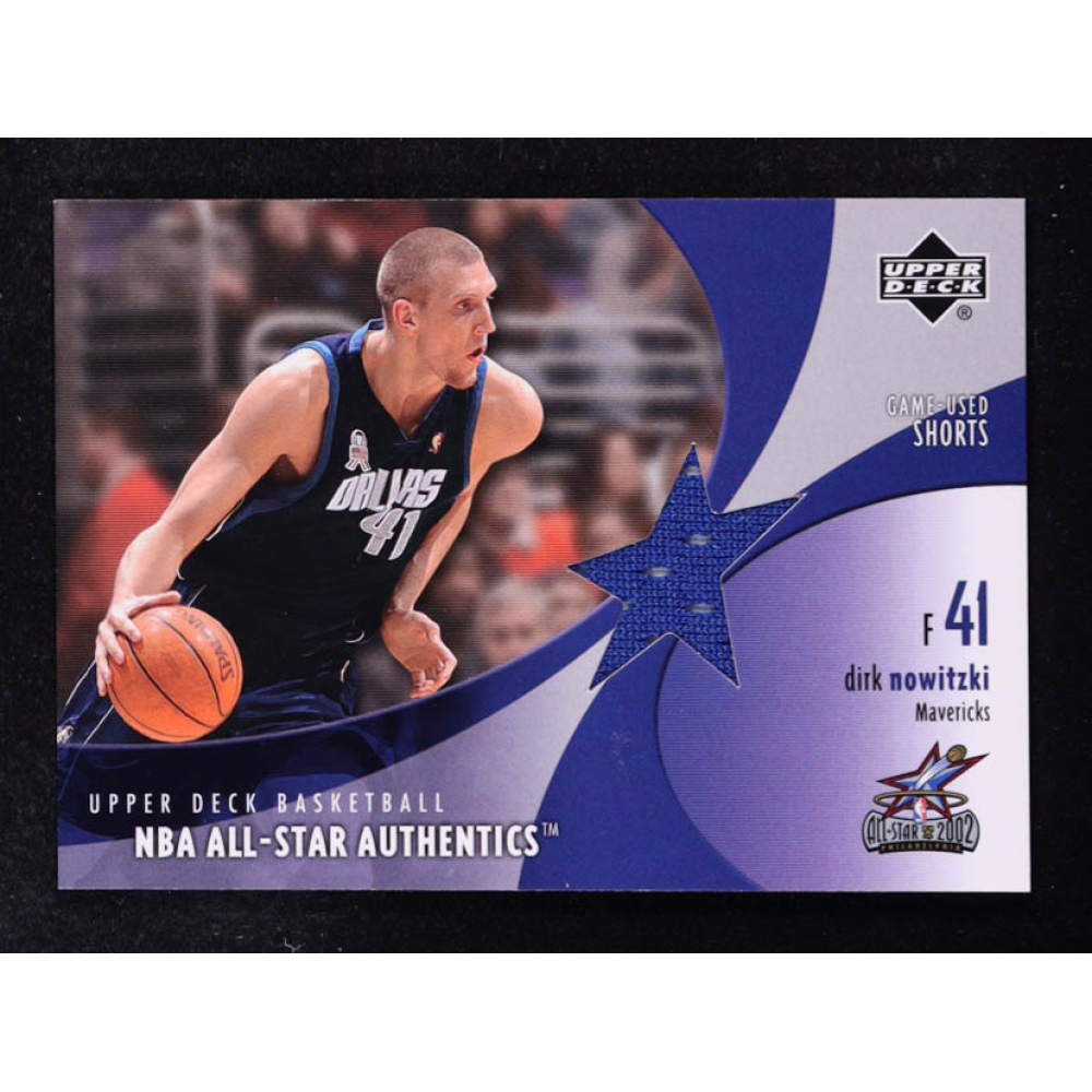 Dirk Nowitzki 2002-03 Upper Deck All-Star Authentics Shorts #DNAS at PristineAuction.com