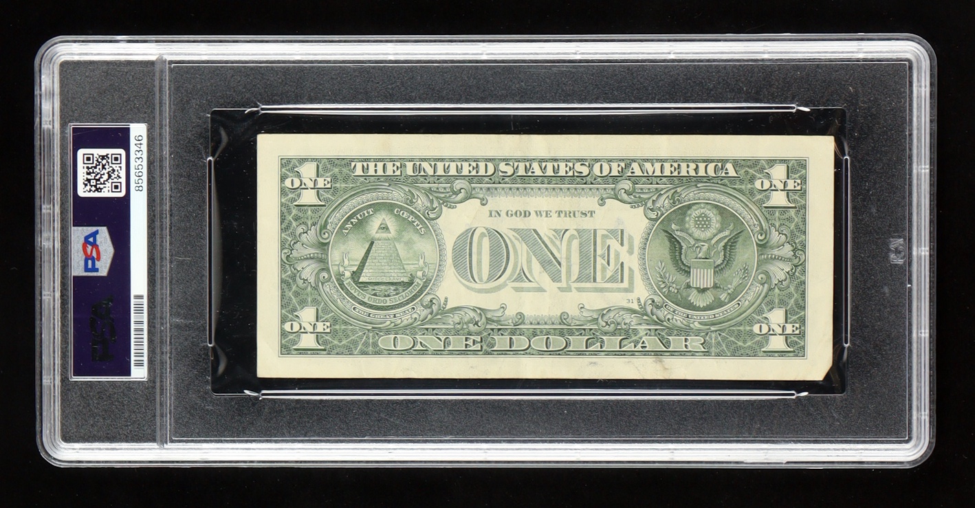 Channing Tatum Signed 1$ Dollar Bill (PSA) at PristineAuction.com Channing Tatum Signed 1$ Dollar Bill (PSA) at PristineAuction.com