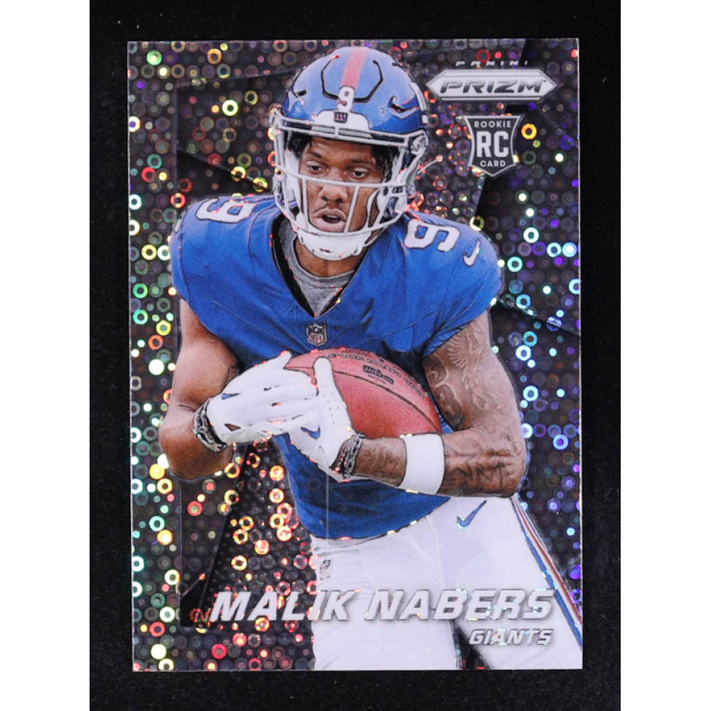 Malik Nabers 2024 Panini Prizm Prizm Flashback Rookie Prizms No Huddle #5 RC at PristineAuction.com