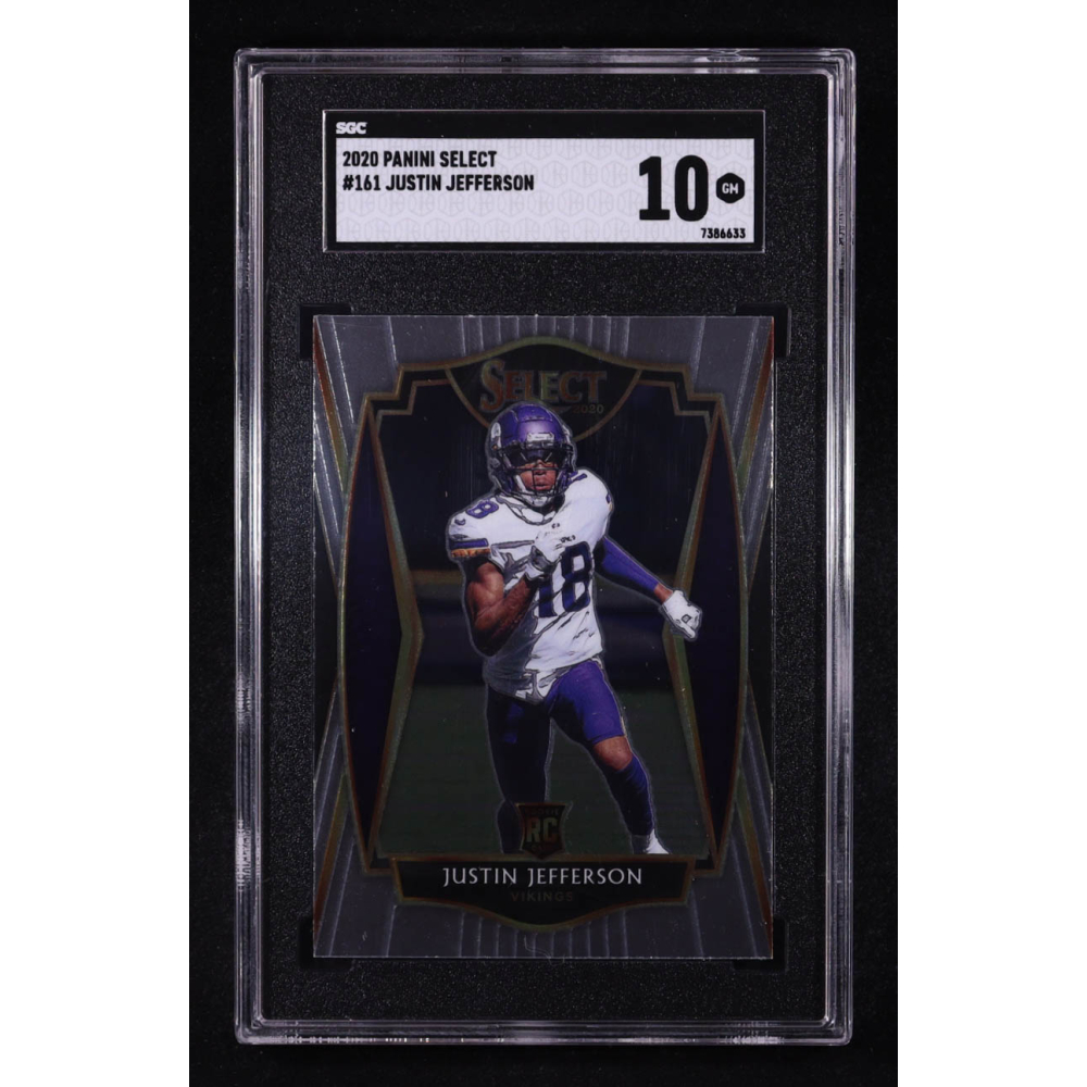 Justin Jefferson 2020 Select #161 RC (SGC 10) at PristineAuction.com