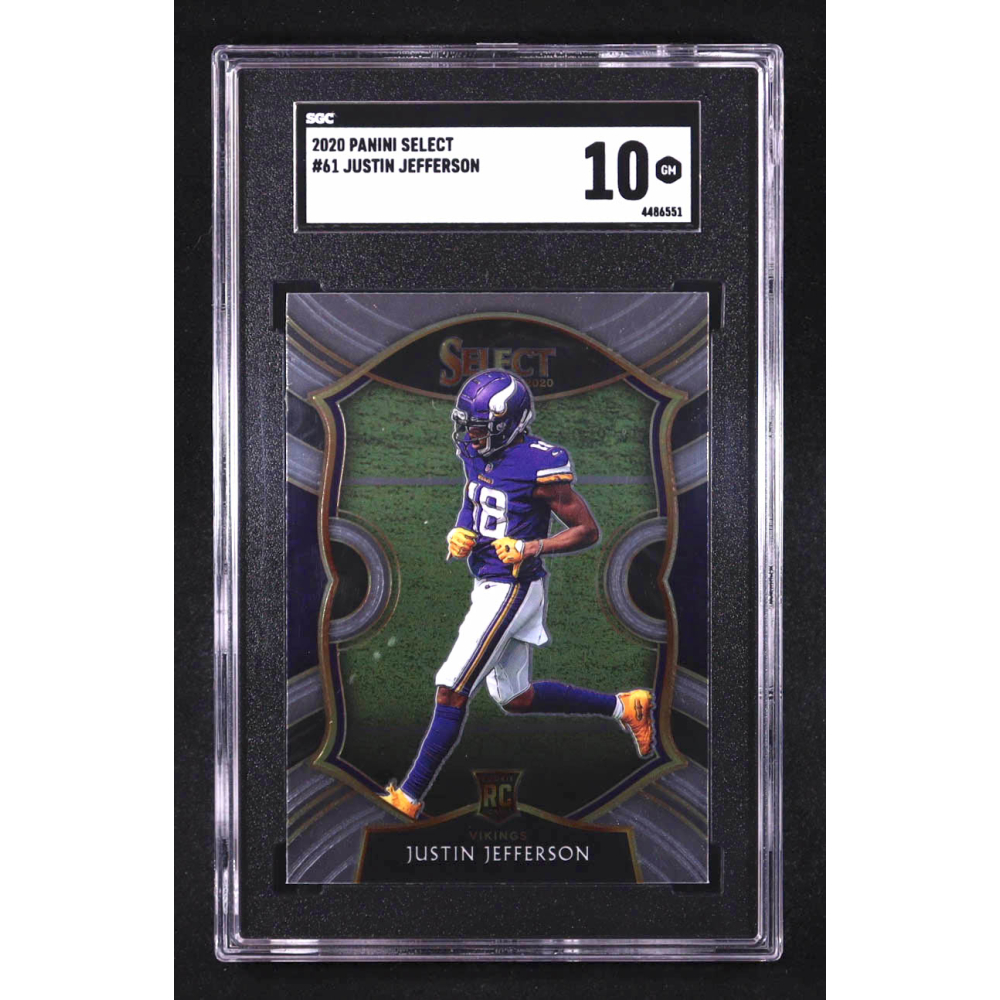 Justin Jefferson 2020 Select #61 RC (SGC 10) at PristineAuction.com