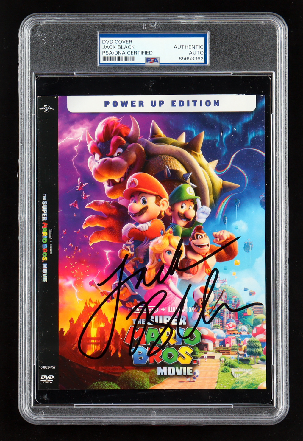 Jack Black Signed "The Super Mario Bros. Movie" DVD Cover Insert (PSA) at PristineAuction.com Jack Black Signed "The Super Mario Bros. Movie" DVD Cover Insert (PSA) at PristineAuction.com
