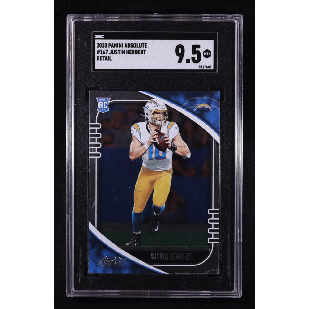 Justin Herbert 2020 Absolute Retail #167 RC (SGC 9.5) at PristineAuction.com