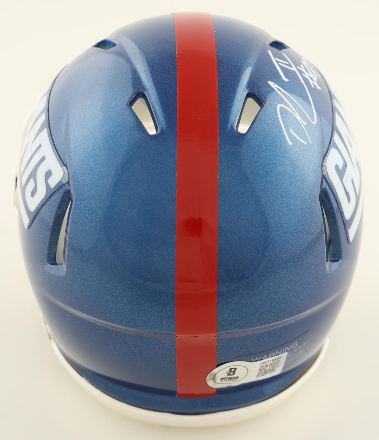 Dexter Lawrence II Signed Giants Speed Mini Helmet (Beckett) at PristineAuction.com Dexter Lawrence II Signed Giants Speed Mini Helmet (Beckett) at PristineAuction.com