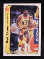Magic Johnson 1986-87 Fleer Stickers #7 at PristineAuction.com