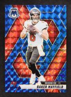 Baker Mayfield 2025 Panini Mosaic Mosaic Blue #82 #58/99 at PristineAuction.com