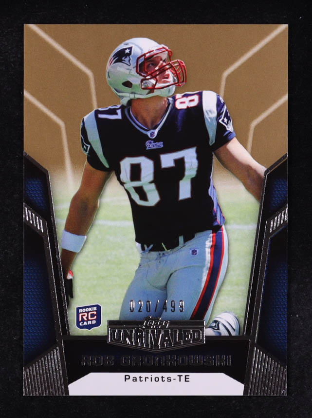 Rob Gronkowski 2010 Topps Unrivaled Gold 499 #112 RC #20/499 at PristineAuction.com Rob Gronkowski 2010 Topps Unrivaled Gold 499 #112 RC #20/499 at PristineAuction.com