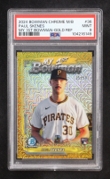 Paul Skenes 2024 Bowman Chrome Mega Box My 1st Bowman Gold Refractor #M1B-36 RC #35/50 (PSA 9) at PristineAuction.com