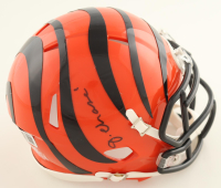 Ja'Marr Chase Signed Bengals Speed Mini Helmet (Beckett) at PristineAuction.com