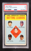 1963 Topps AL Batting Leaders #2 (PSA 5) Mickey Mantle / Floyd Robinson / Pete Runnels / Chuck Hinton / Norm Siebern at PristineAuction.com