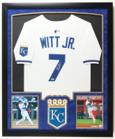 Bobby Witt Jr. Signed Custom Framed Jersey Display (PSA) at PristineAuction.com