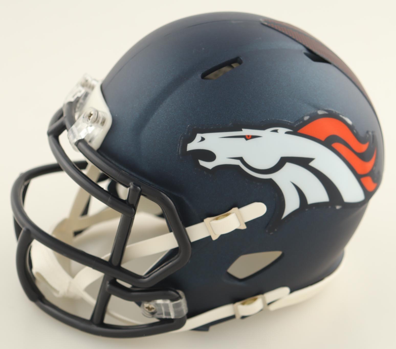 Bo Nix Signed Broncos Speed Mini Helmet (PSA) at PristineAuction.com Bo Nix Signed Broncos Speed Mini Helmet (PSA) at PristineAuction.com
