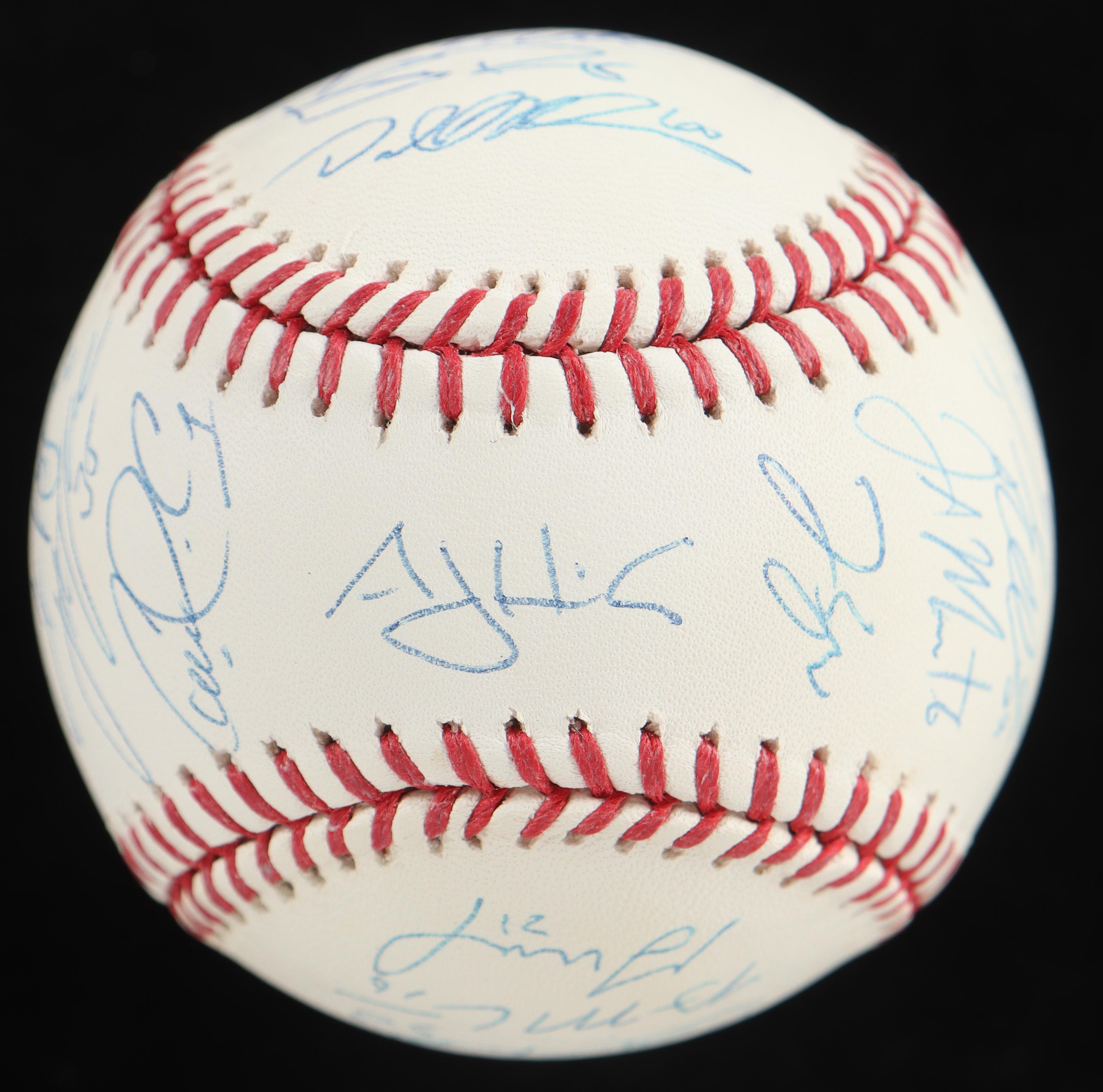 Jose Altuve, George Springer, Carlos Correa | 2017 Astros LE World Series Baseball #4/48 Team-Signed By (22) (Tristar) at PristineAuction.com Jose Altuve, George Springer, Carlos Correa | 2017 Astros LE World Series Baseball #4/48 Team-Signed By (22) (Tristar) at PristineAuction.com