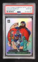 Saquon Barkley 2020 Donruss Optic Downtown #D19 (PSA 10) at PristineAuction.com