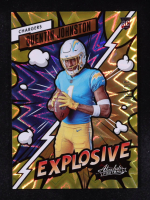 Quentin Johnston 2023 Absolute Explosive Gold #41 RC #02/10 at PristineAuction.com