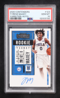 Tyrese Maxey 2020-21 Panini Contenders Rookie Ticket Variation Auto #123 RC (PSA 10) at PristineAuction.com