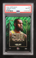LeBron James 2024 Topps Now Green 50K Career Points #12 #74/99 (PSA 8) at PristineAuction.com
