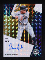 Aaron Judge 2021 Panini Mosaic Autographs Mosaic Choice Fusion Black Gold #5 #1/1 at PristineAuction.com