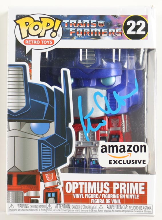Peter Cullen Signed "Transformers" #22 Optimus Prime Funko Pop! Vinyl Figure (PSA) at PristineAuction.com Peter Cullen Signed "Transformers" #22 Optimus Prime Funko Pop! Vinyl Figure (PSA) at PristineAuction.com