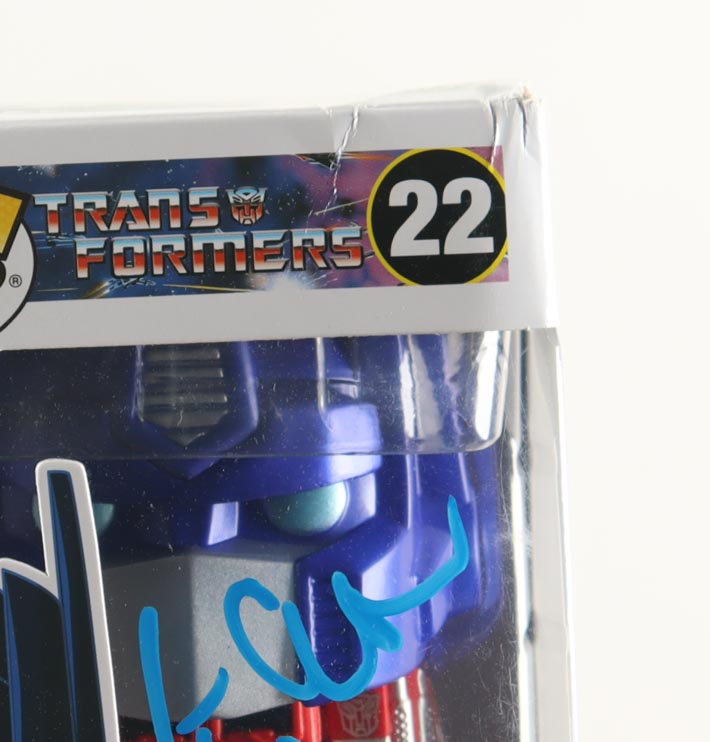 Peter Cullen Signed "Transformers" #22 Optimus Prime Funko Pop! Vinyl Figure (PSA) at PristineAuction.com Peter Cullen Signed "Transformers" #22 Optimus Prime Funko Pop! Vinyl Figure (PSA) at PristineAuction.com