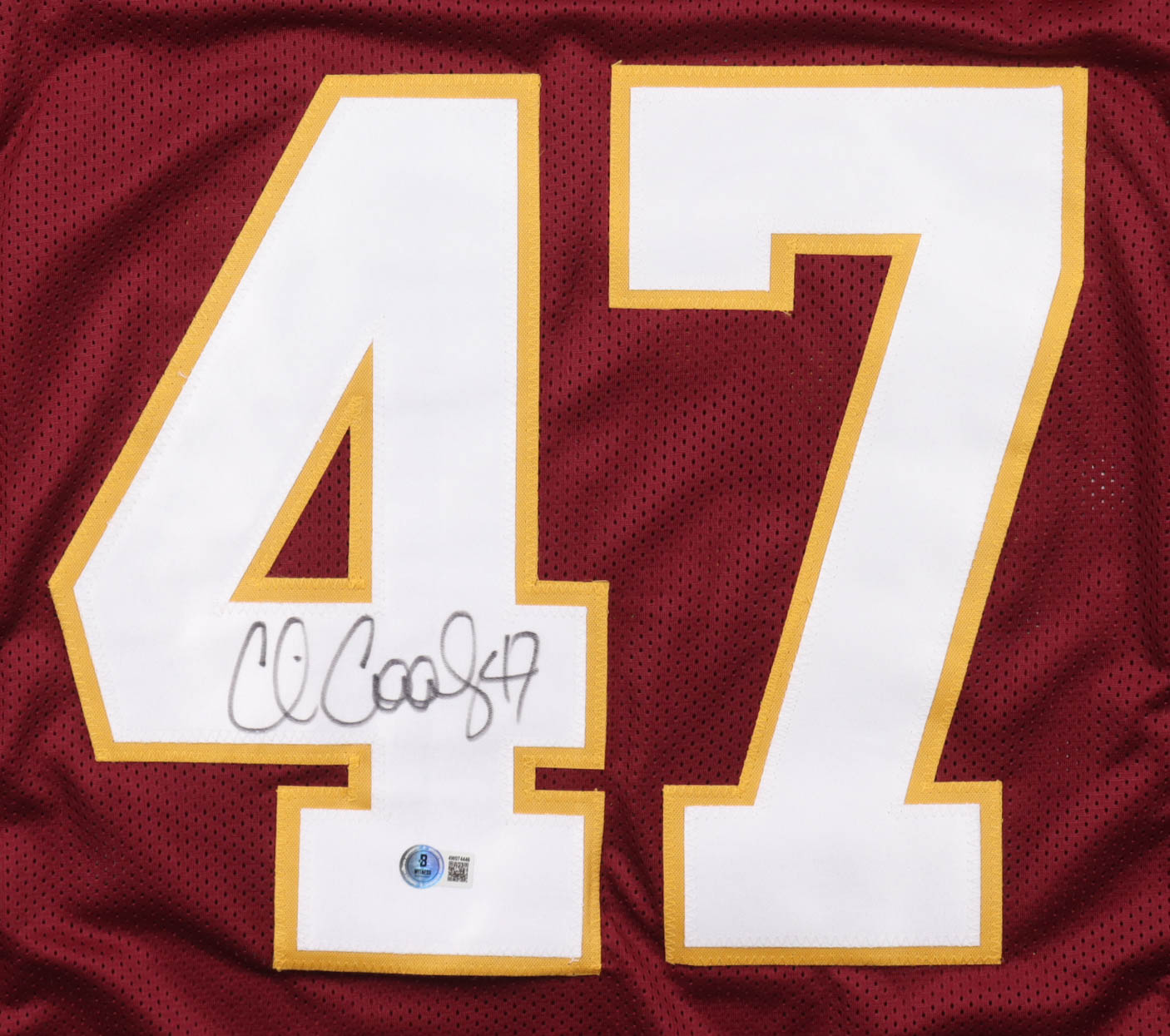 Chris Cooley Signed Jersey (Beckett) at PristineAuction.com Chris Cooley Signed Jersey (Beckett) at PristineAuction.com