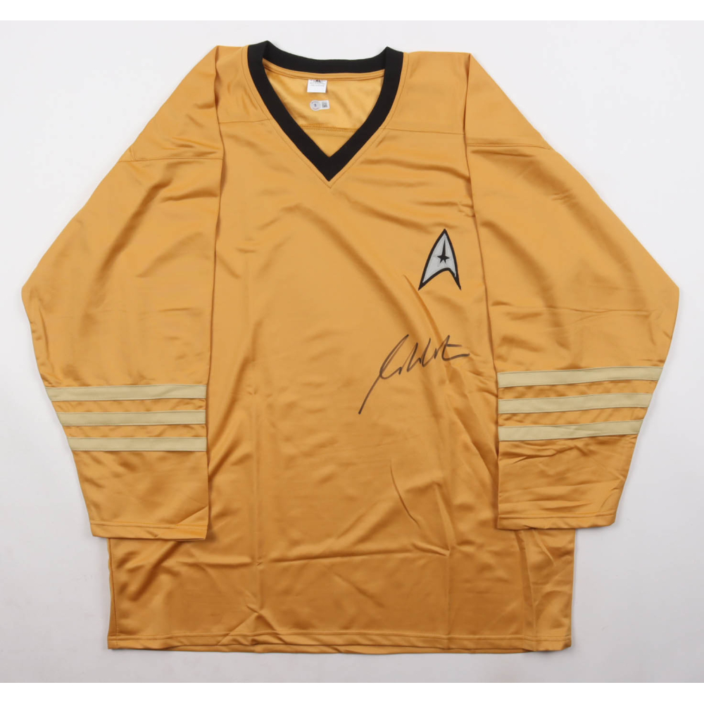 William Shatner Signed "Star Trek" Prop Replica Uniform Shirt (Beckett) at PristineAuction.com