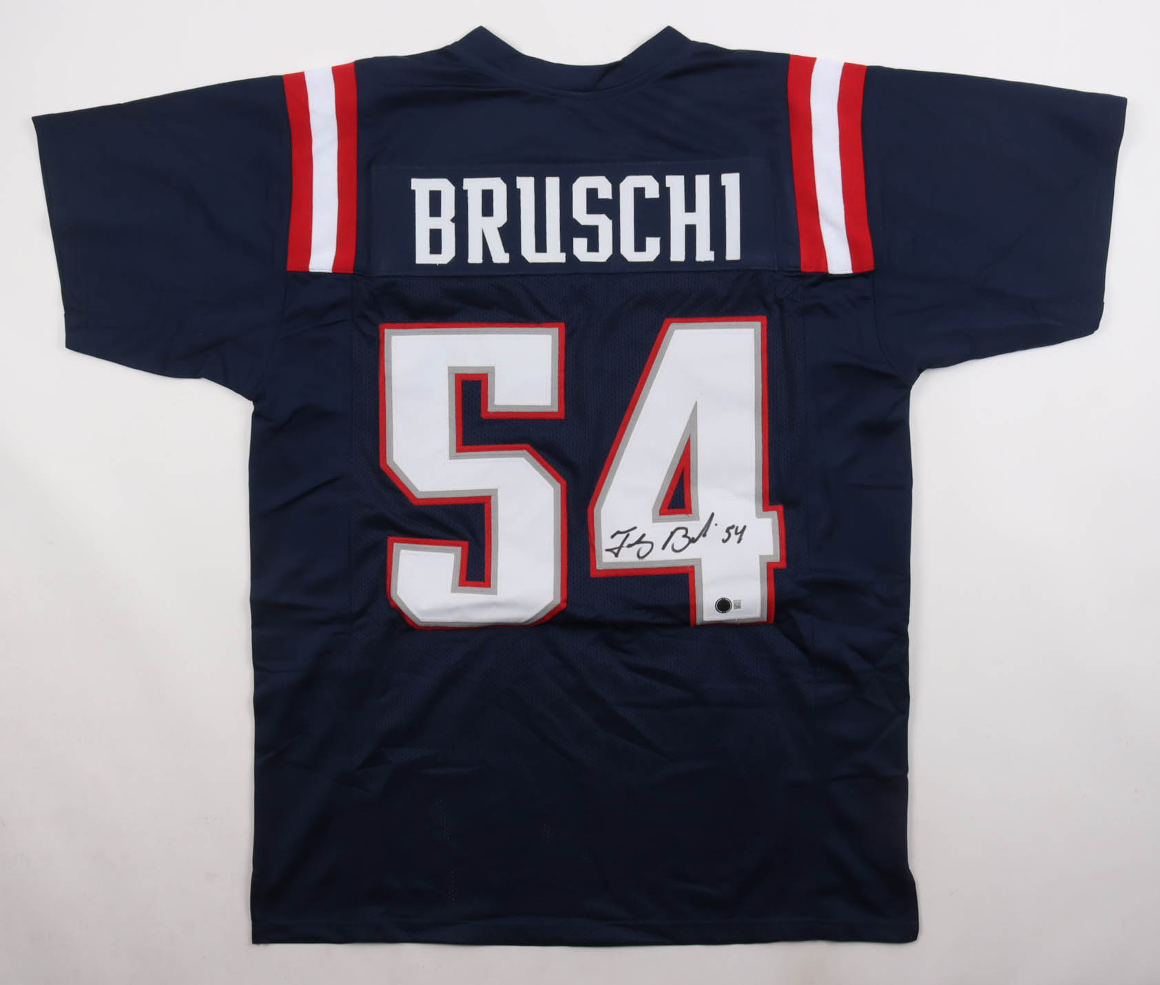Tedy Bruschi Signed Jersey (Beckett) at PristineAuction.com Tedy Bruschi Signed Jersey (Beckett) at PristineAuction.com