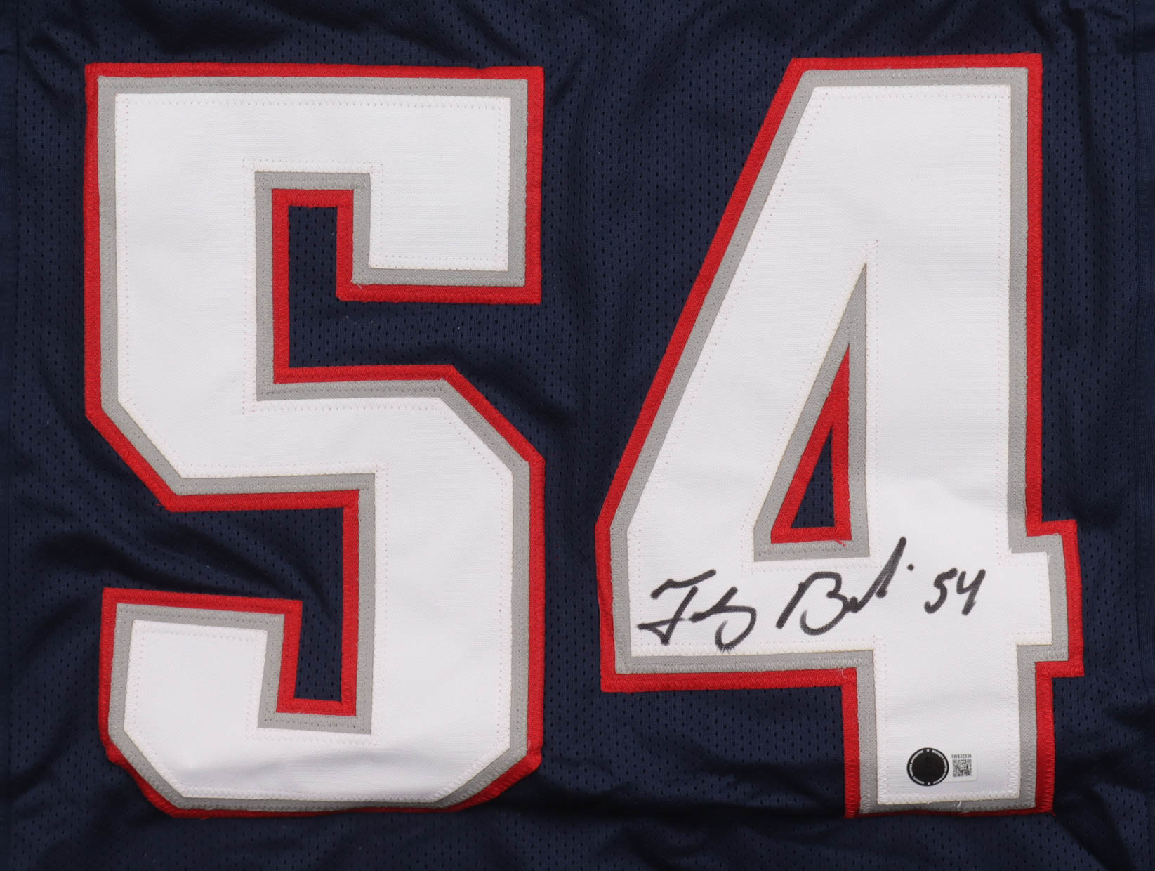 Tedy Bruschi Signed Jersey (Beckett) at PristineAuction.com Tedy Bruschi Signed Jersey (Beckett) at PristineAuction.com