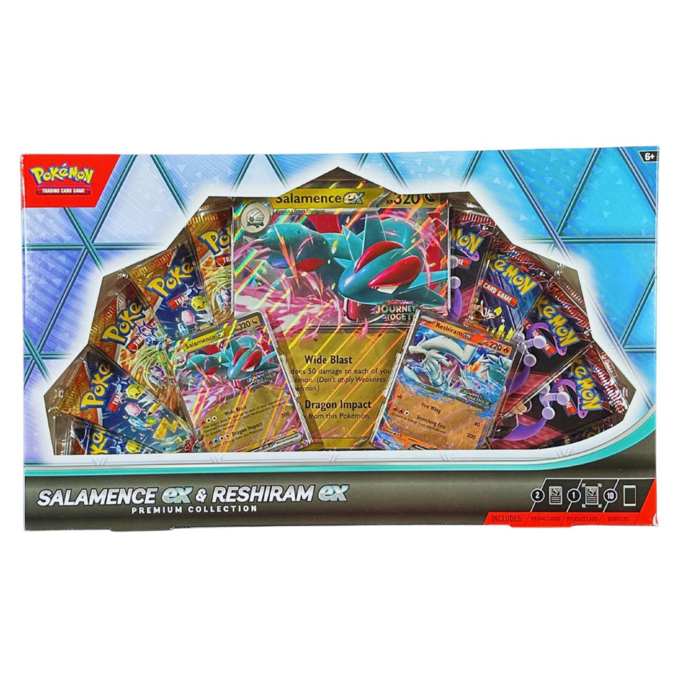 Pokemon Salamence & Reshiram EX Premium Collection Box at PristineAuction.com