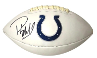 Pat McAfee Signed Colts Logo Football (JSA) at PristineAuction.com