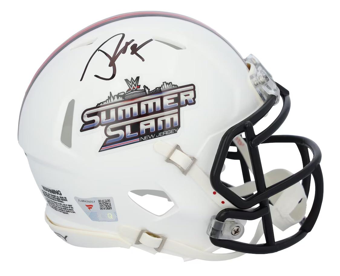 Jelly Roll Signed 2025 WWE SummerSlam Speed Mini Helmet (Fanatics) at PristineAuction.com Jelly Roll Signed 2025 WWE SummerSlam Speed Mini Helmet (Fanatics) at PristineAuction.com