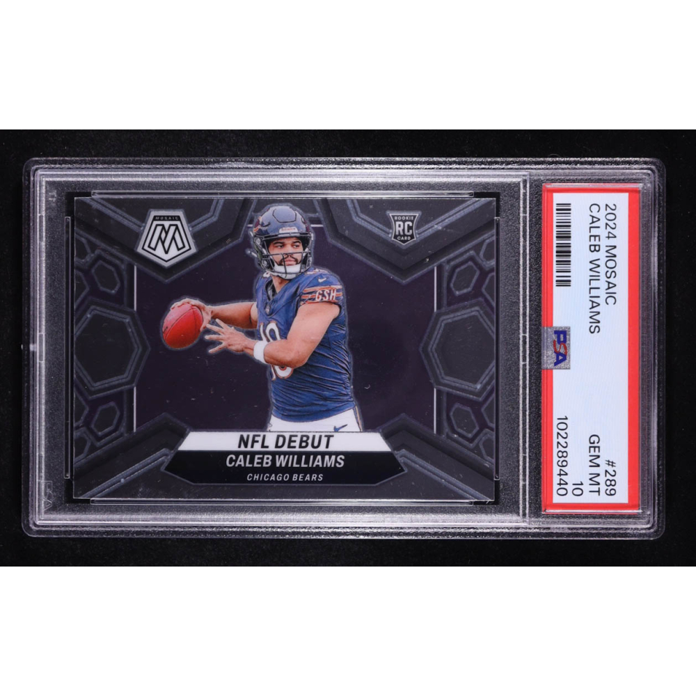 Caleb Williams 2024 Panini Mosaic NFL Debut #289 RC (PSA 10) at PristineAuction.com
