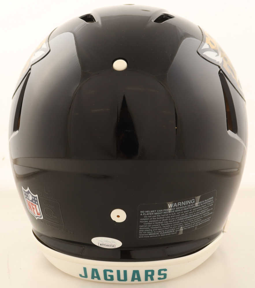 Fred Taylor Signed Jaguars Full-Size Authentic On-Field Helmet with Extensive Inscription (JSA) at PristineAuction.com Fred Taylor Signed Jaguars Full-Size Authentic On-Field Helmet with Extensive Inscription (JSA) at PristineAuction.com